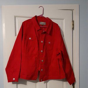 Torrid  Red Denim Jacket